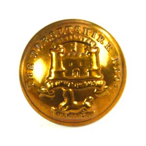 Dorsetshire Regiment Officer's Quality Button (1900-1951 Pattern) - 25mm