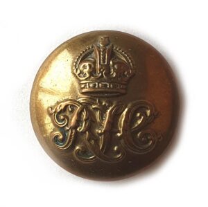 Royal Tank Corps ORs Tunic Button (26mm) - King's Crown
