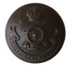 South African Artillery Bronzed Tunic Button (25mm) - King's Crown