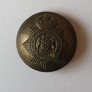 South African Police Tunic Button (26mm) - Firmin, London - King's Crown