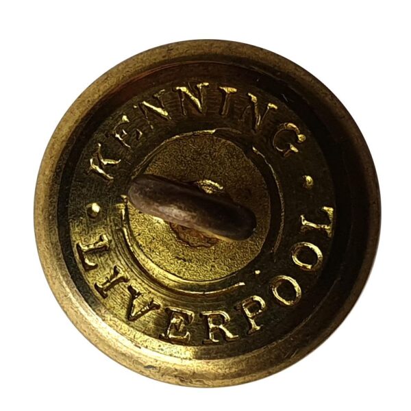 The King's Liverpool Regiment Officers Quality Button (19mm) - Victoria Crown - Image 2