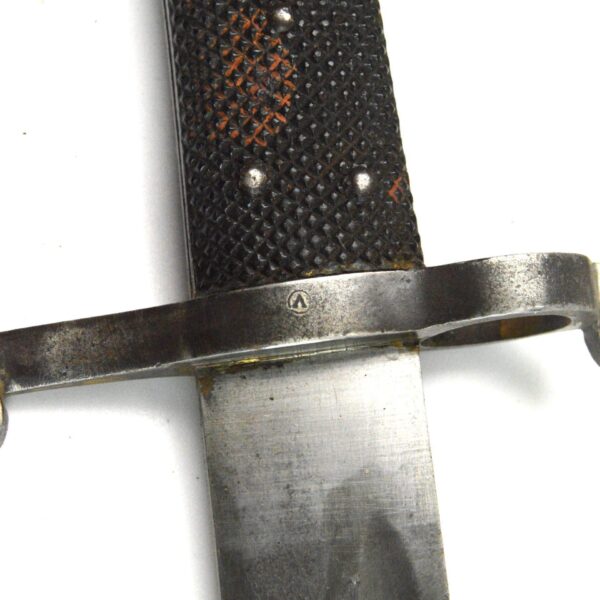 British 1853 Pattern, 2nd Type Artillery Sword Bayonet in Scabbard - Image 8