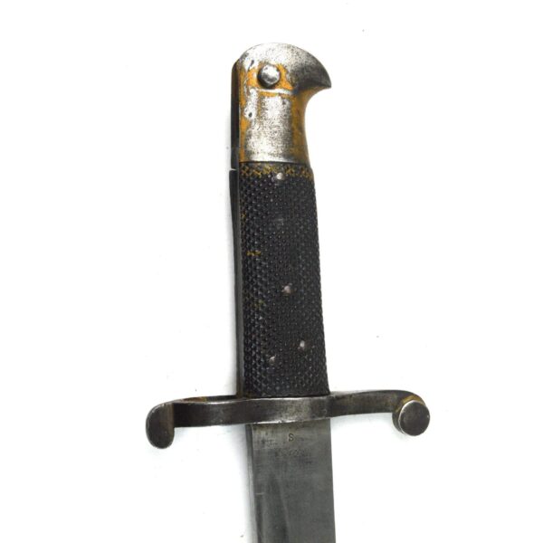 British 1853 Pattern, 2nd Type Artillery Sword Bayonet in Scabbard - Image 5