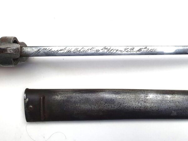 French Model 1842 Rifled Musket Bayonet - Image 2