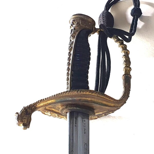 French Reproduction 1854 Pattern Naval Officer's Sword - Image 4