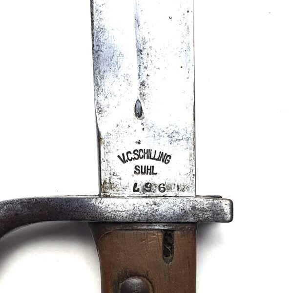 Imperial German Mauser SG 98/05 Butcher Bayonet, Dated 1918 - Image 3