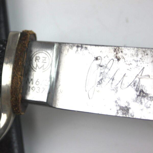 German Hitler Youth Dagger w/ Scabbard (RZM M6/3, 1937) - Image 4