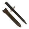 WWII US M1 Garand Bayonet in M7 Scabbard, Manufactured by Union Fork & Hoe Co.