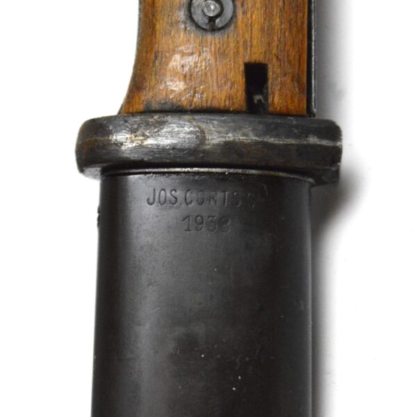 German Third Reich K98k Bayonet in Scabbard - Image 4