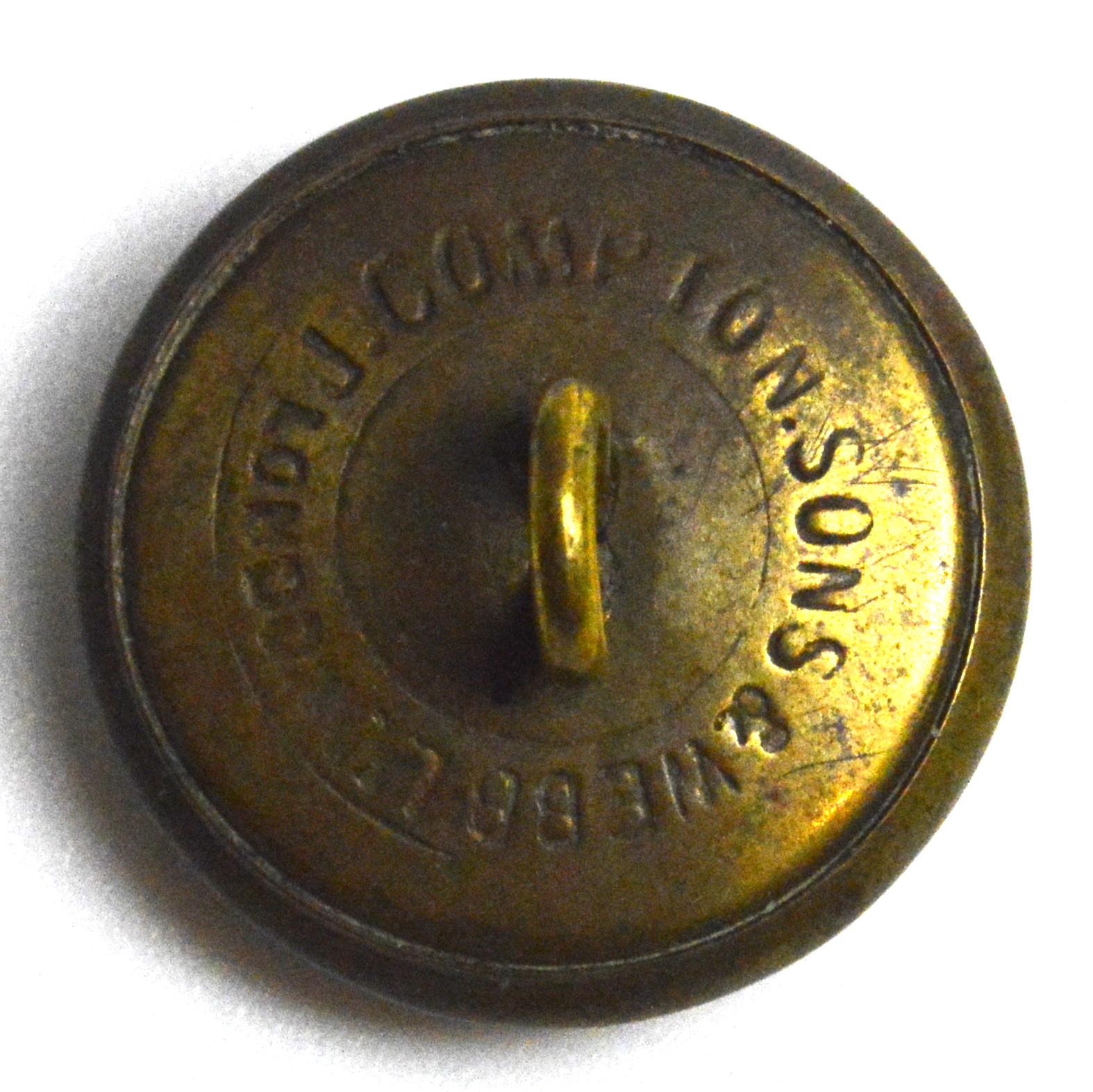 Great Western and London, Midland and Scotland Joint Railway Button (24mm) - Brass - Image 2