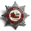 West Midlands Fire Service Cap Badge - Chrome/Enamel