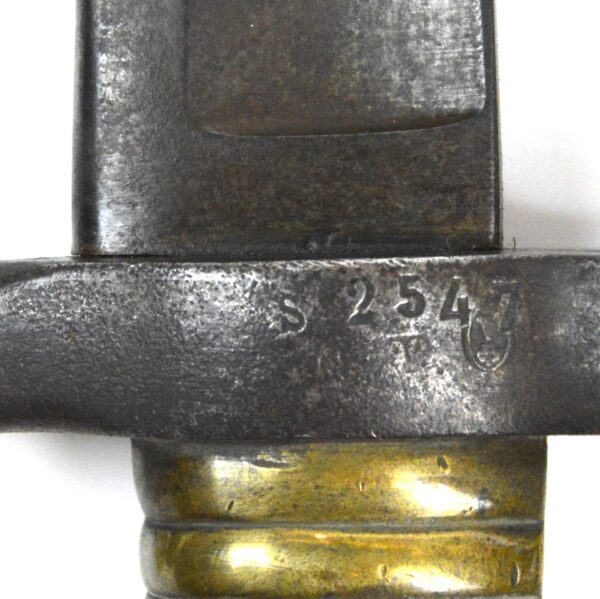 French M1842 Rifle Bayonet, Chatellerault, 1850 without scabbard. - Image 3