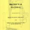 List of Changes in British War Material Vol. IV 1910-1918