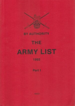 THE ARMY LIST 1993, Part 1