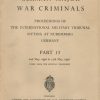 The Trial Of German Major War Criminals, Proceedings Of The International Military Tribunal Sitting At Nuremburg Germany, Part 13, 2nd May 1946 to 13th May 1946