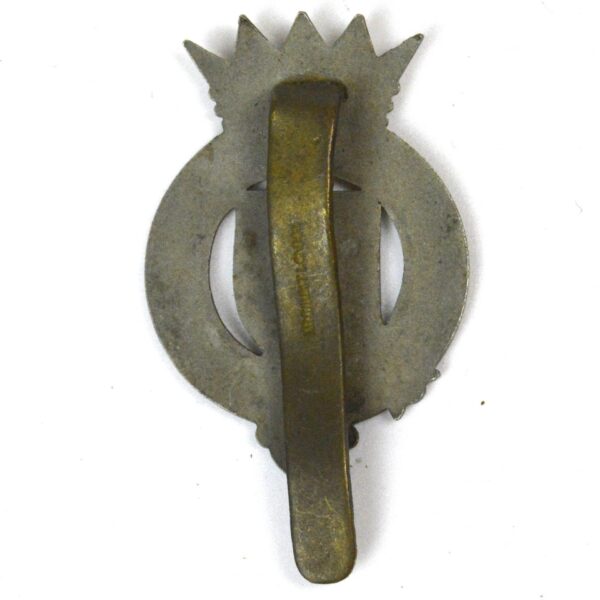 Federated Malay States Volunteer Force Cap Badge, White Metal - Image 2