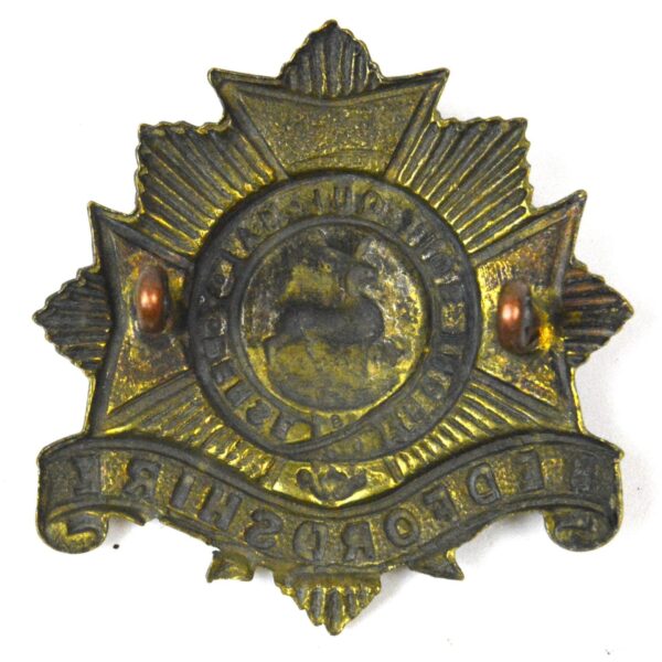 Bedfordshire Regiment Cap Badge, Gilding Metal, Restrike - Image 2