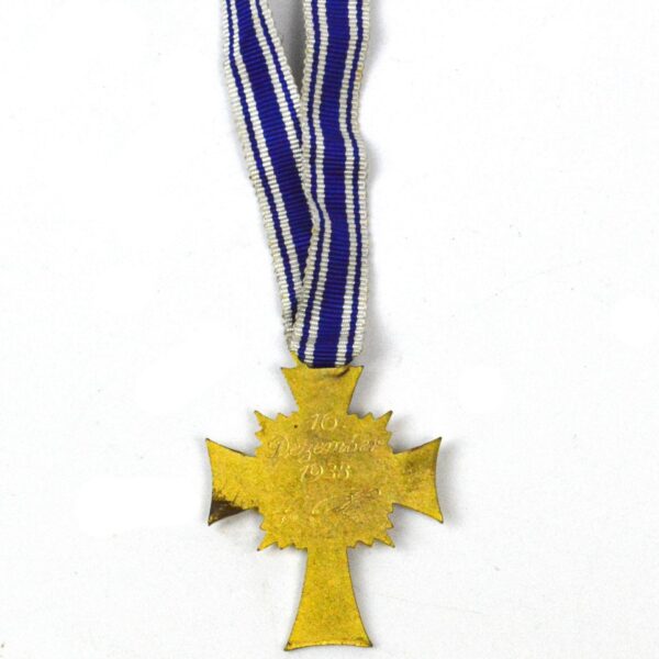 German Third Reich Cross of Honour of the German Mother, Gold - Image 2