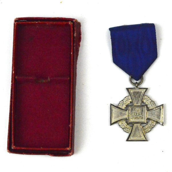 German Third Reich 25 Years of Faithful Service Cross in Box - Image 2