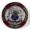 Belfast Fire Brigade Cap Badge, Enamel and Chrome