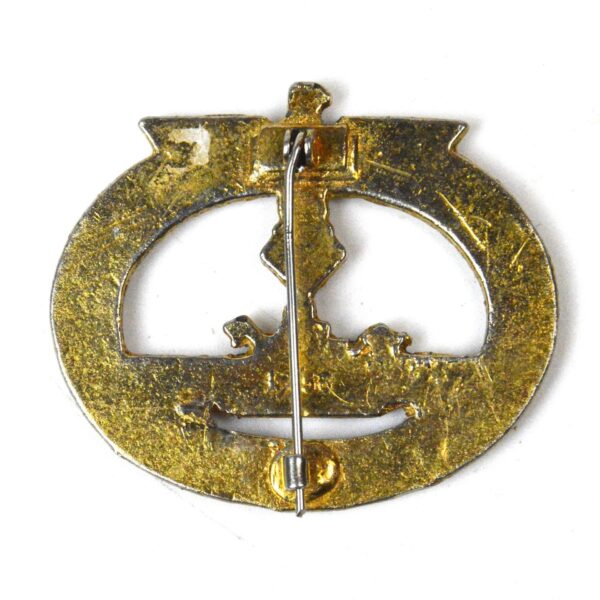 Reproduction German Third Reich U-Boat Combat Badge - Image 2
