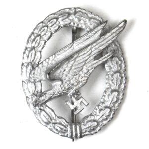 Reproduction German Third Reich Parachutist Badge, Silver