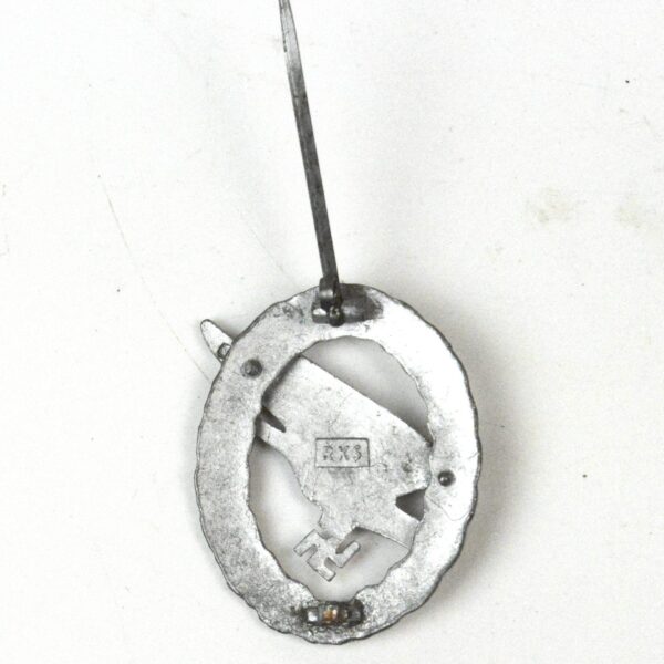 Reproduction German Third Reich Parachutist Badge, Silver - Image 2