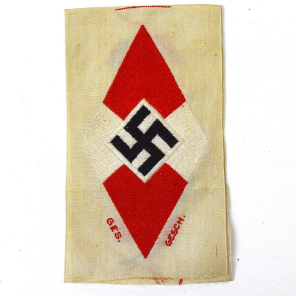 German Third Reich Pair of Hitler Youth Sport Vest Patch - Image 2