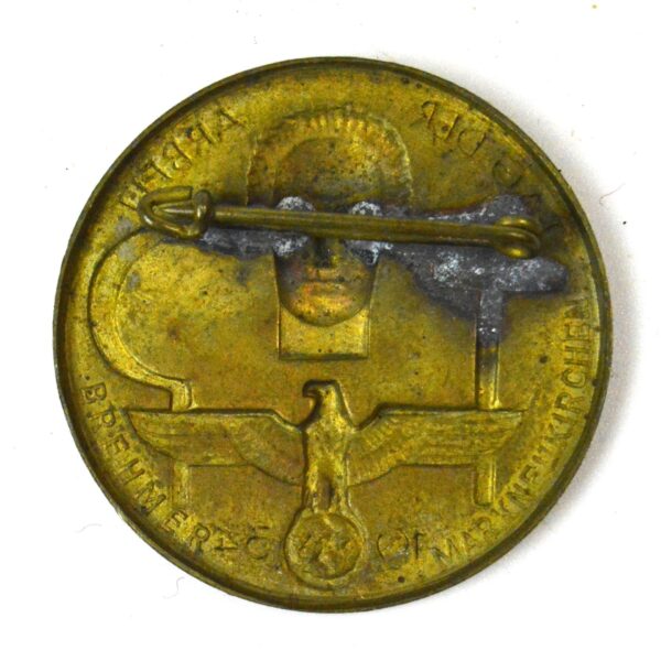 German Third Reich Workers Day 1934 Tinnie Badge - Image 2