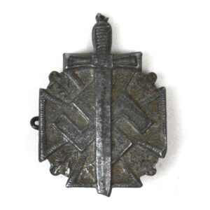 German Third Reich WHW Veteran's Fund Raising Tinnie Badge
