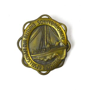 German Third Reich DGzRS Tinnie Badge