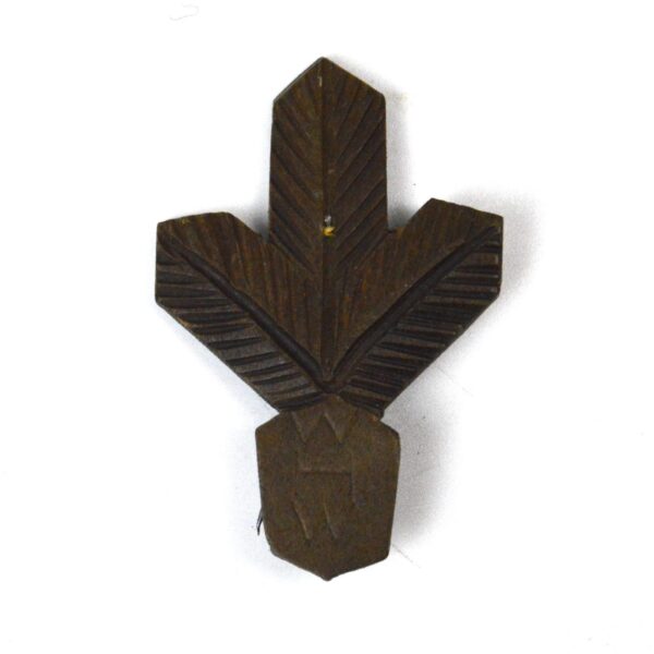 German Third Reich WHW Wooden Leaf Badge