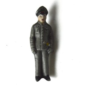 German Third Reich Porcelain Leutnant des Heeres Pin Badge