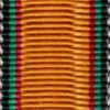 Kenya Order of the Golden Heart Medal Ribbon, Miniature (16mm)