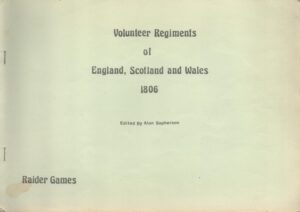 Volunteer Regiments of England, Scotland and Wales 1806