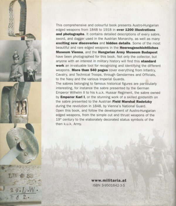 With Drawn Sword: The Austro-Hungarian Edged Weapons from 1848 to 1918 - Image 2