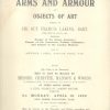 Catalogue of the Collection of Arms and Armour and Objects of Art