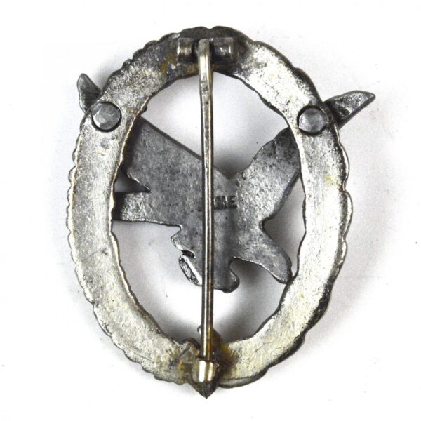 Reproduction German Third Reich Luftwaffe Air Gunner & Flight Engineer Badge, without Lightning - Image 2
