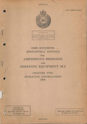 User Handbook (Provisional Edition) for Amphibious Bridging and Ferrying Equipment M2 Chapter 2