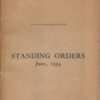Standing Orders: June 1934