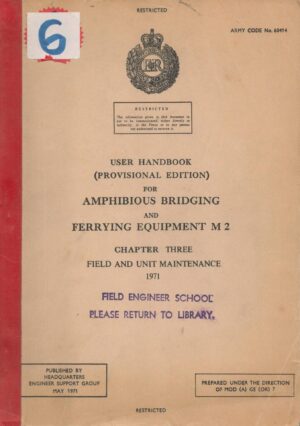 User Handbook (Provisional Edition) for Amphibious Bridging and Ferrying Equipment M2 Chapter 3