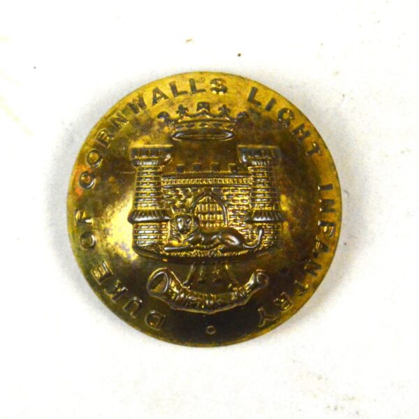 Duke of Cornwall's Light Infantry Officer's Quality Tunic Button (26mm)