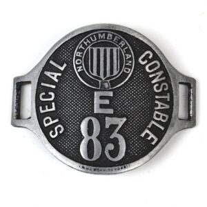 WW1 Era Northumberland Special Constable Arm Badge