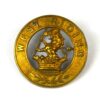 Duke of Wellington's Regiment (The West Riding) Helmet Plate Badge Centre