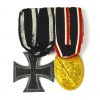 Imperial German Iron Cross 2nd Class and Kyffhäuser Medal Group