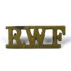 Royal Welch Fusiliers Brass Shoulder Title
