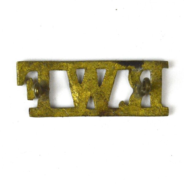 Royal Welch Fusiliers Brass Shoulder Title - Image 2