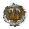 8th Battalion, Essex Regiment (Blank Scroll) Cap Badge, Original