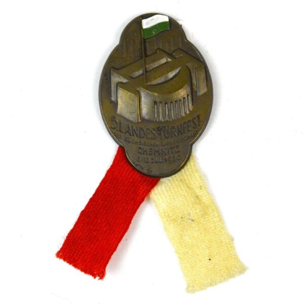 German Third Reich 5. Landesturnfest 1930 Tinnie Badge