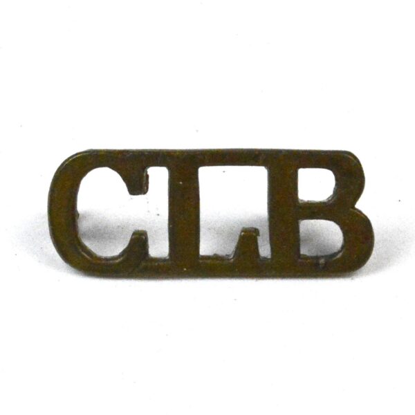 Church Lads Brigade (CLB) Brass Shoulder Title